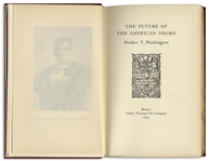 Booker T. Washington Signed First Printing of His First Major Publication, ''The Future of the American Negro''